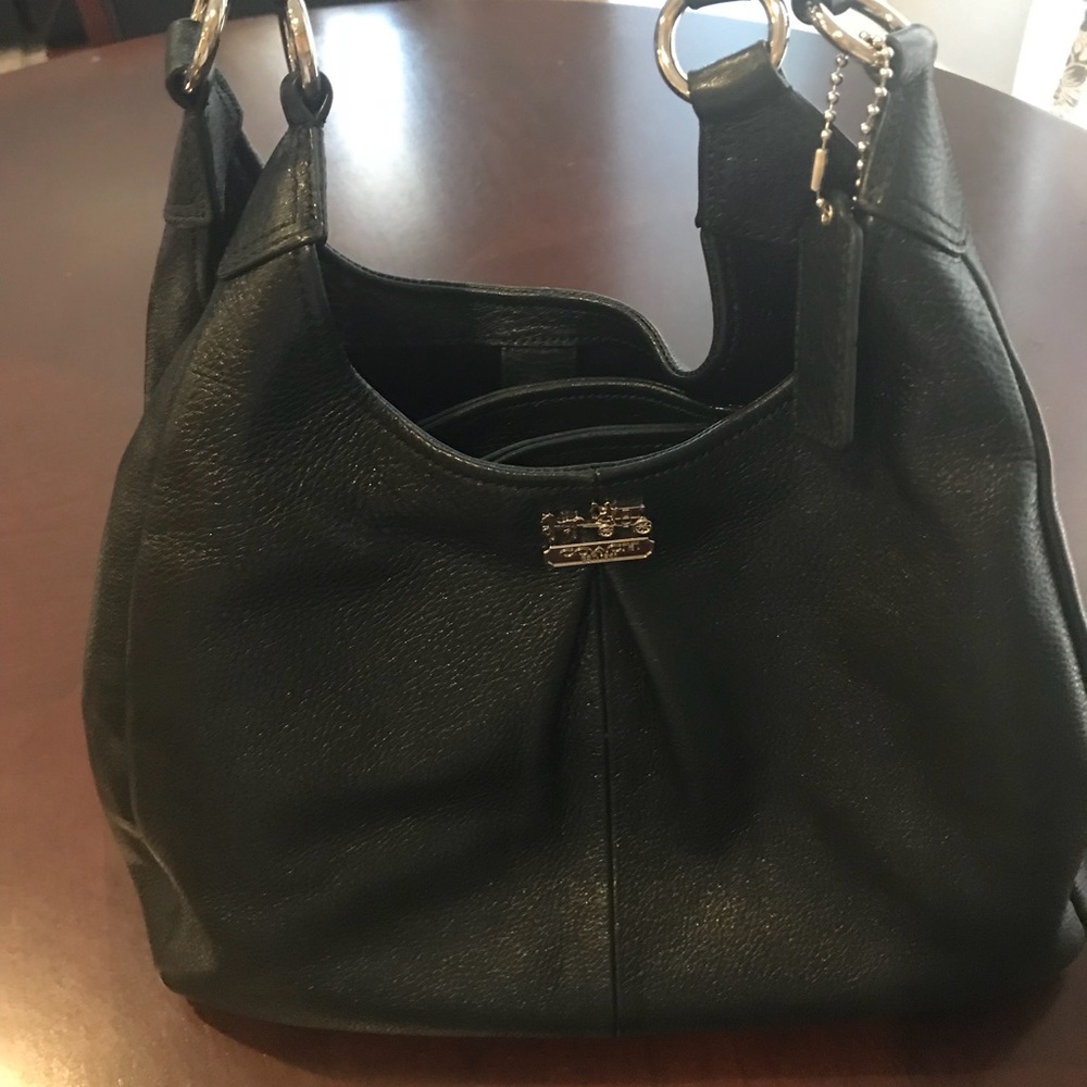 Authentic Coach purse leather. Madison Hobo. New